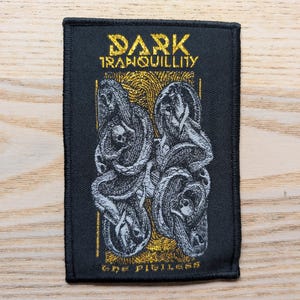 Dark Tranquillity The Pitiless Woven Sew On Patch 11.5 x 8cm