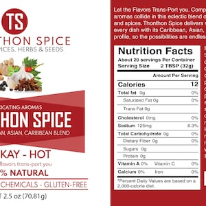 Elevate Your Meals with Thonthon Spice. The Ultimate All Purpose Seasoning for Health-Conscious Cooks