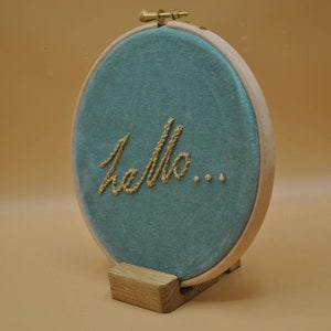 Embroidery Hoop Display Stand (Wood)