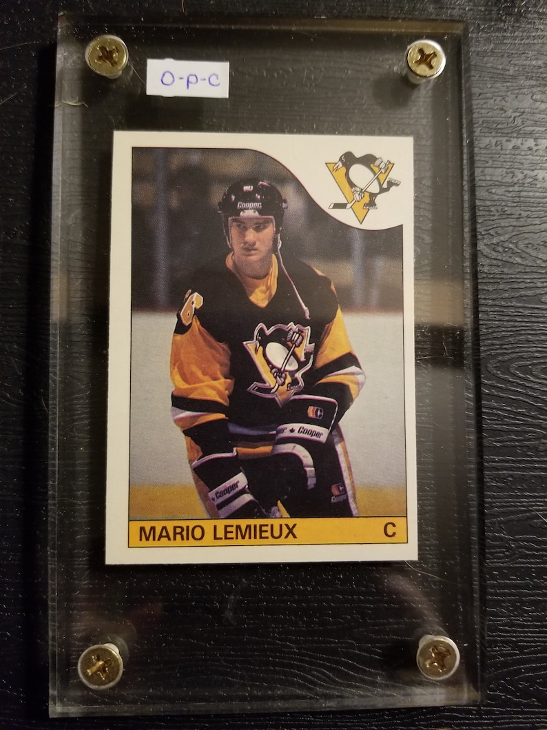 O-P-C Mario Lemieux Rookie Card RARE MINT - Etsy