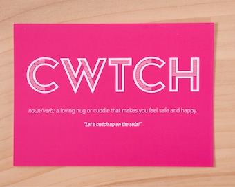 Individual Pop Colour Welshisms Postcards - Welsh Sayings