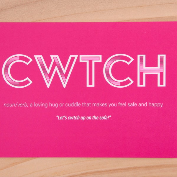 Individual Pop Colour Welshisms Postcards - Welsh Sayings