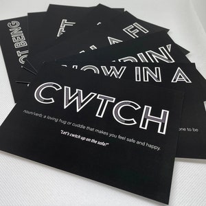 Packung üppige einfarbige Welshisms Postkarten x 8