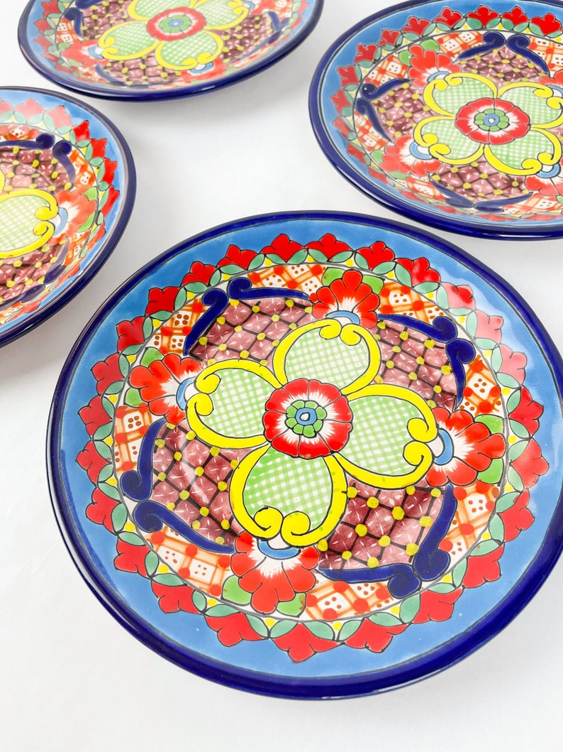 Talavera Dinnerware LEAD FREE Food Safe Mexican 4 Person Set Etsy
