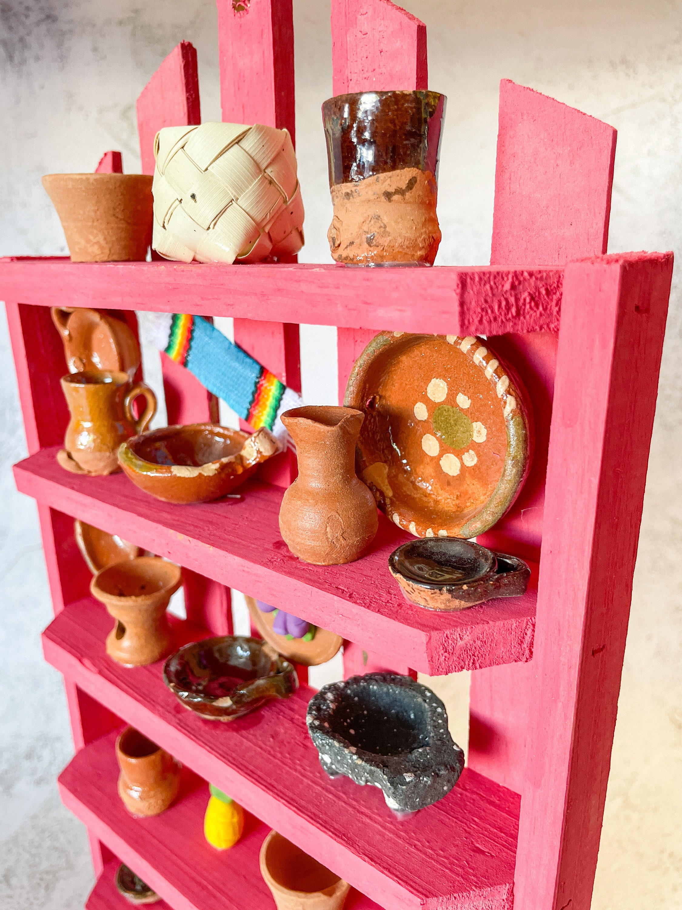Mexican Kitchen Trasterito With Miniature Accessories Trasterito De Cocina  Con Accesorios En Miniatura 
