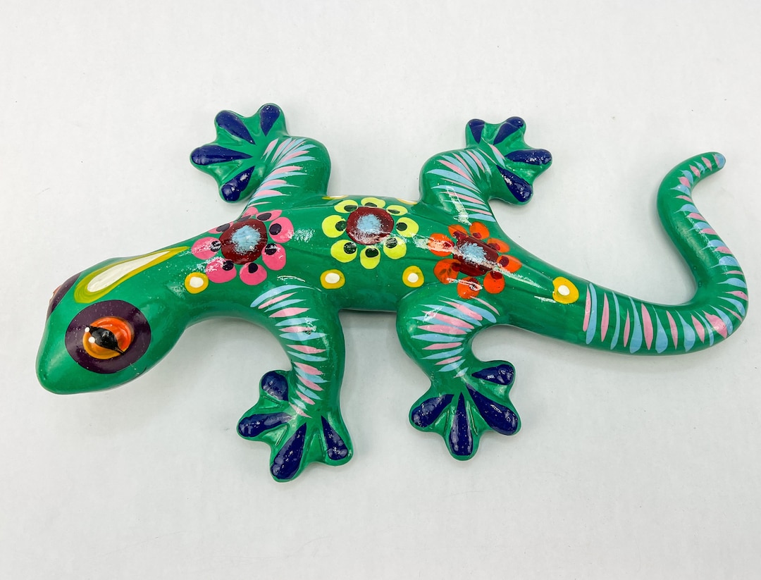 Mexican Wall Art Lizard Wall Decor Gecko Mexican Outdoor Etsy