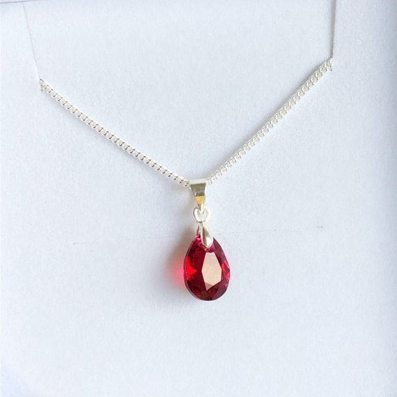 Swarovski red deals pendant