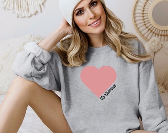 La Chamade Sweater, Heart Sweater, Cozy Outfit, French Chic