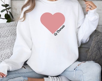 La Chamade Sweater, Heart Sweater, Cozy Outfit, French Chic