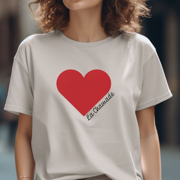 T-Shirt La chamade, T-Shirt Coeur, French Chic, Saint Valentin