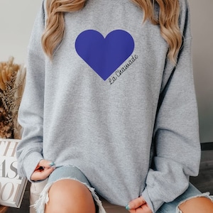Suéter La Chamade, Suéter de corazón, Traje acogedor, Chic francés