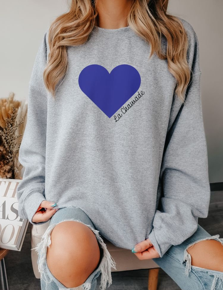 Sézane Sweatshirt Herz Heart Sweatshirt Sezane Österreich