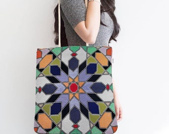 Bolso de hombro de tapiz de gobelino/bolso de alfombra hecho a mano/bolso de regalo con patrón de azulejos para mujeres/tela de tapiz tejido/bolso de mano de tapiz belga