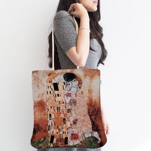 Gobelin Gobelin Schultertasche|Geschenk Handtasche für Frauen|Van Gogh Langlois Brücke, Sternennacht Tasche|Handgefertigte Tasche|Gobelin Tasche|Woven Tasche