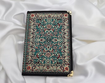 Handmade Fabric Journal|Kilim Pattern Woven Notebook|Handy Gift Writers|Fabric Diary Notebook|Lined Traveler Goodnotes|Perfect Gift For Her