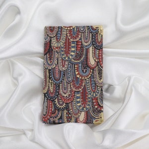 Rug Design Woven Fabric Notebook|Fabric Cover Journal|Handmade Diary Journal|Boho Style Carpet Notebook|Aztec Pattern Travel Notebook
