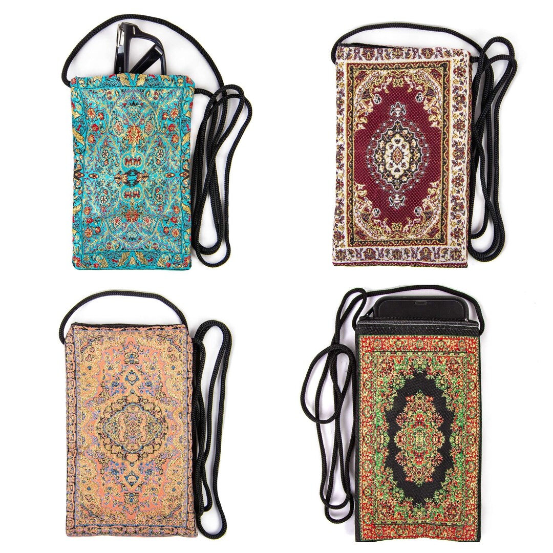 Woven Glasses and Phone Pouchcrossbody Eyeglass Casereading Glasses