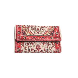 Gewebte Geldtasche|Einzigartiges Portemonnaie|Boho Style Geldbörse|Kilim Münzbeutel|Frauen Kleine Handtasche|Geschenk für Frau|Schlanker Kartenhalter|Damen Clutch Tasche