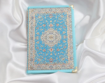 Handmade Kilim Fabric Journal | Woven Boho Notebook
