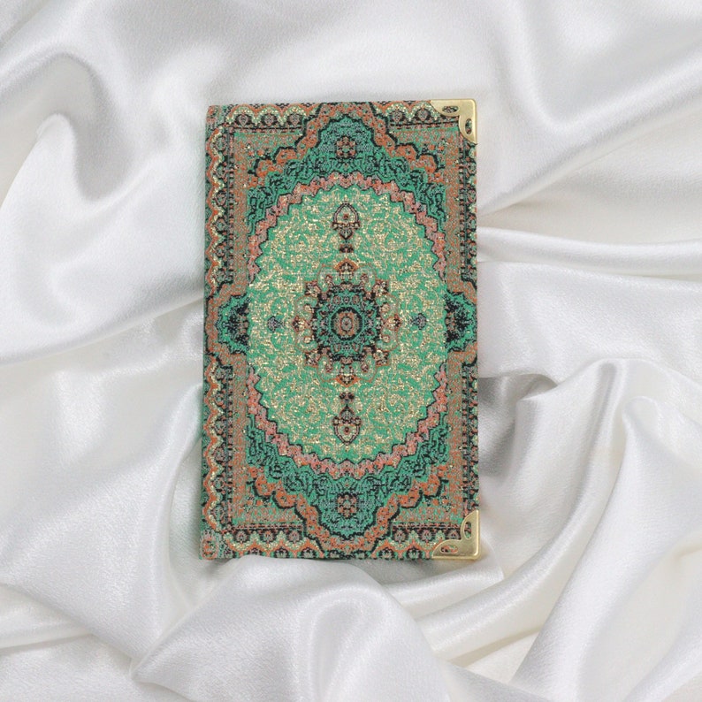 Handy Sketchbook|handmade Notebook|carpet Pattern Book|fabric Cover ...