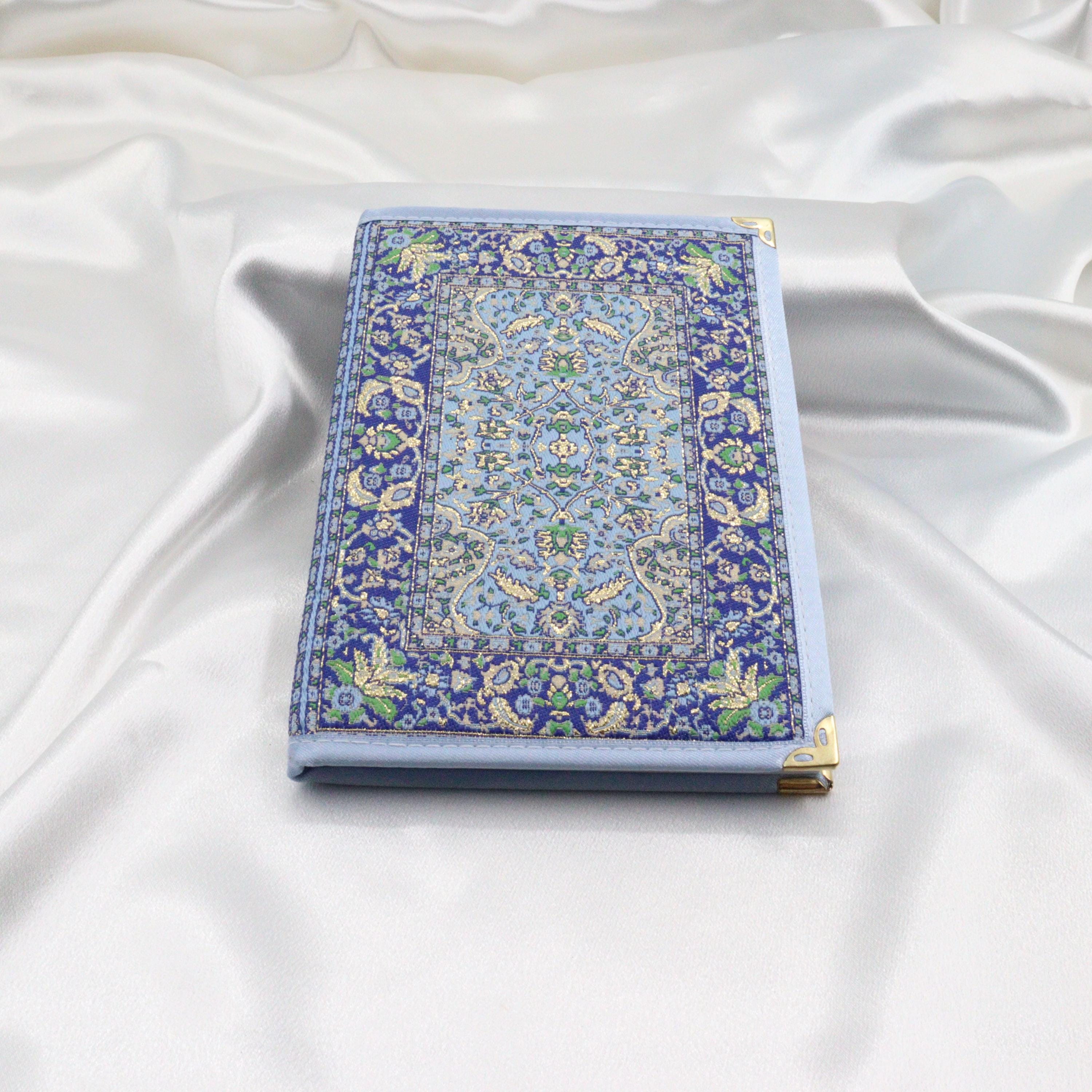 Blue Woven Fabric Cover Notebook|aztec Style Notepad|kilim Pattern ...