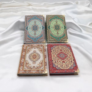 Authentic Woven Cover Diary Notebook|Ethnic Aztec Design Journal|Handy Sketchbook|Kilim Pattern Diary|Woven Carpet Design Notepad for Her