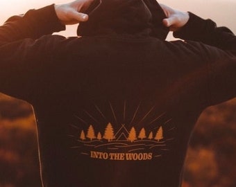 Unisex "Camp into the woods" Organic Hoodie