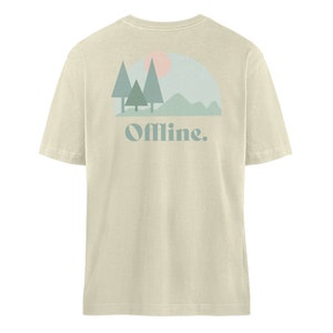Unisex oversize shirt offline with backprint image 5