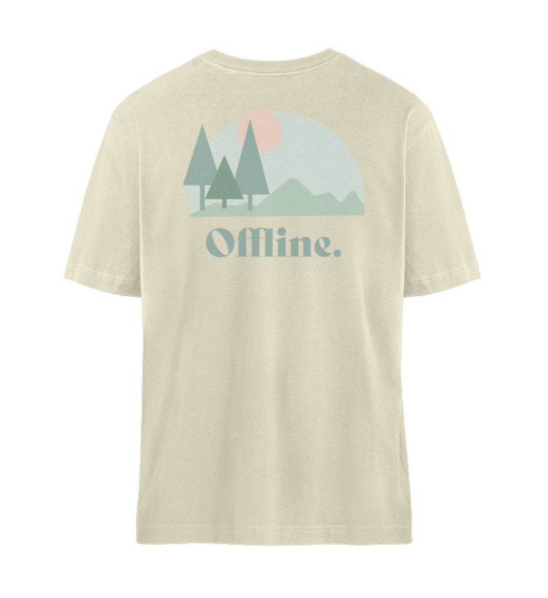 Unisex oversize shirt offline with backprint image 5