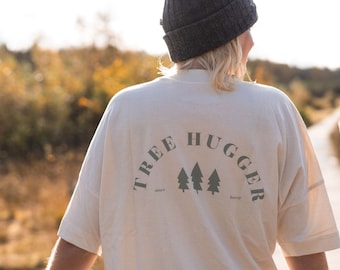 Unisex Oversize Backprint Shirt "Tree Hugger"