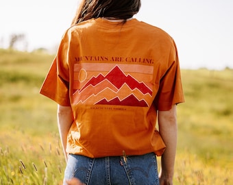 Mountains are calling Organic Cotton Oversized shirt