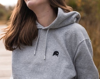 Organic Hoodie "Mountains" mit Stickmotiv - Unisex