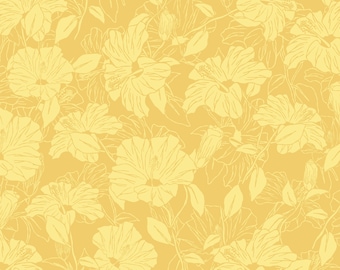 5 PACK LINED HIBISCUS Surface Pattern Digital Download