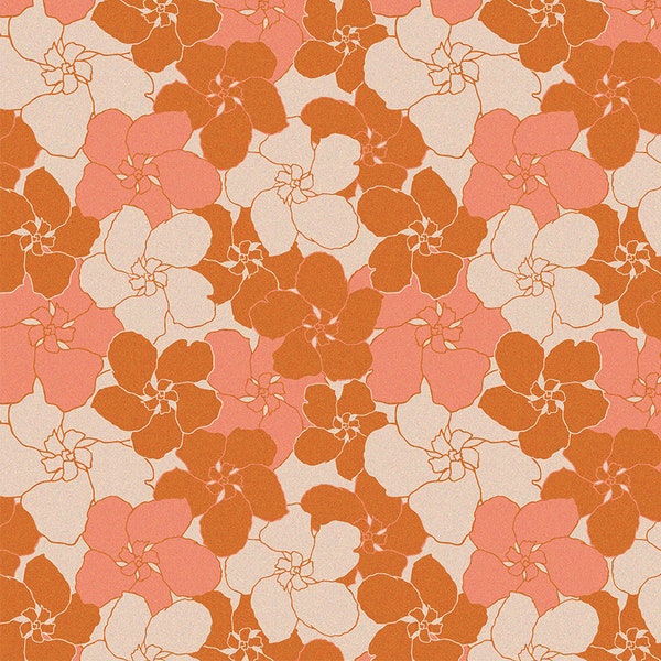 2 PACK Hawaiian Hau Flower Surface Pattern  Digital Download
