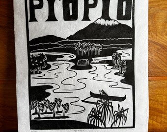 Historical Piʻopiʻo Blockprint