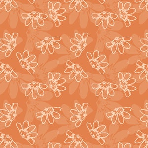 3 PACK Naupaka Flower Seamless Pattern
