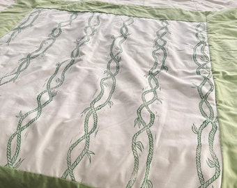 Ti Leaf Lei Block Printed Beach Blanket - Hāli'i