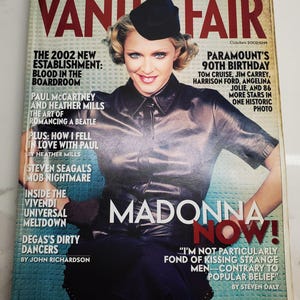 Madonna | News | On The Cover Of Vanity Fair Italy