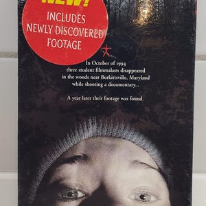 The Blair Witch Project (VHS, 1999) Brand New Sealed 90's Horror Sealed