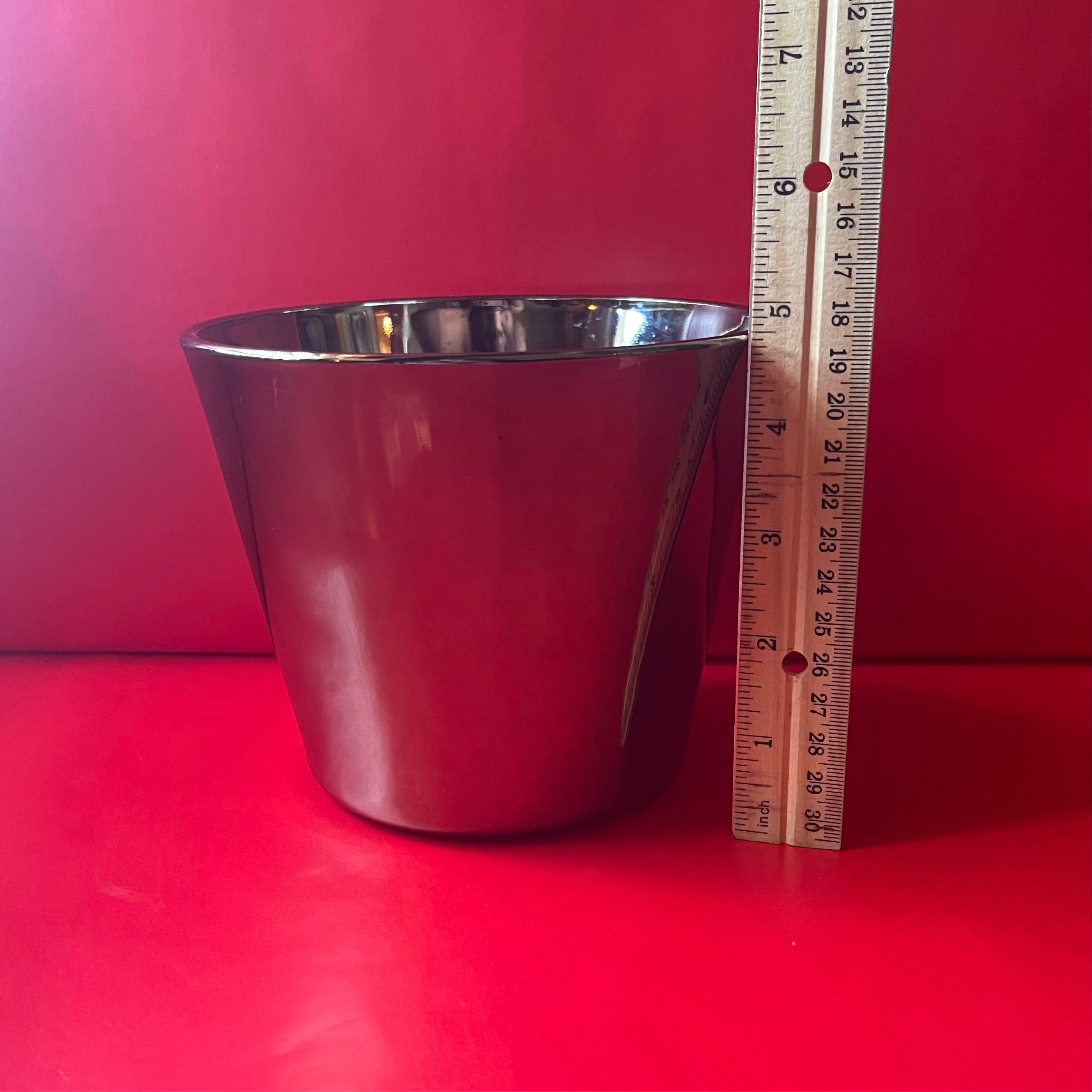 Mid Century Modern Silver Ice Bucket With 7 Old Fashioned on Etsy