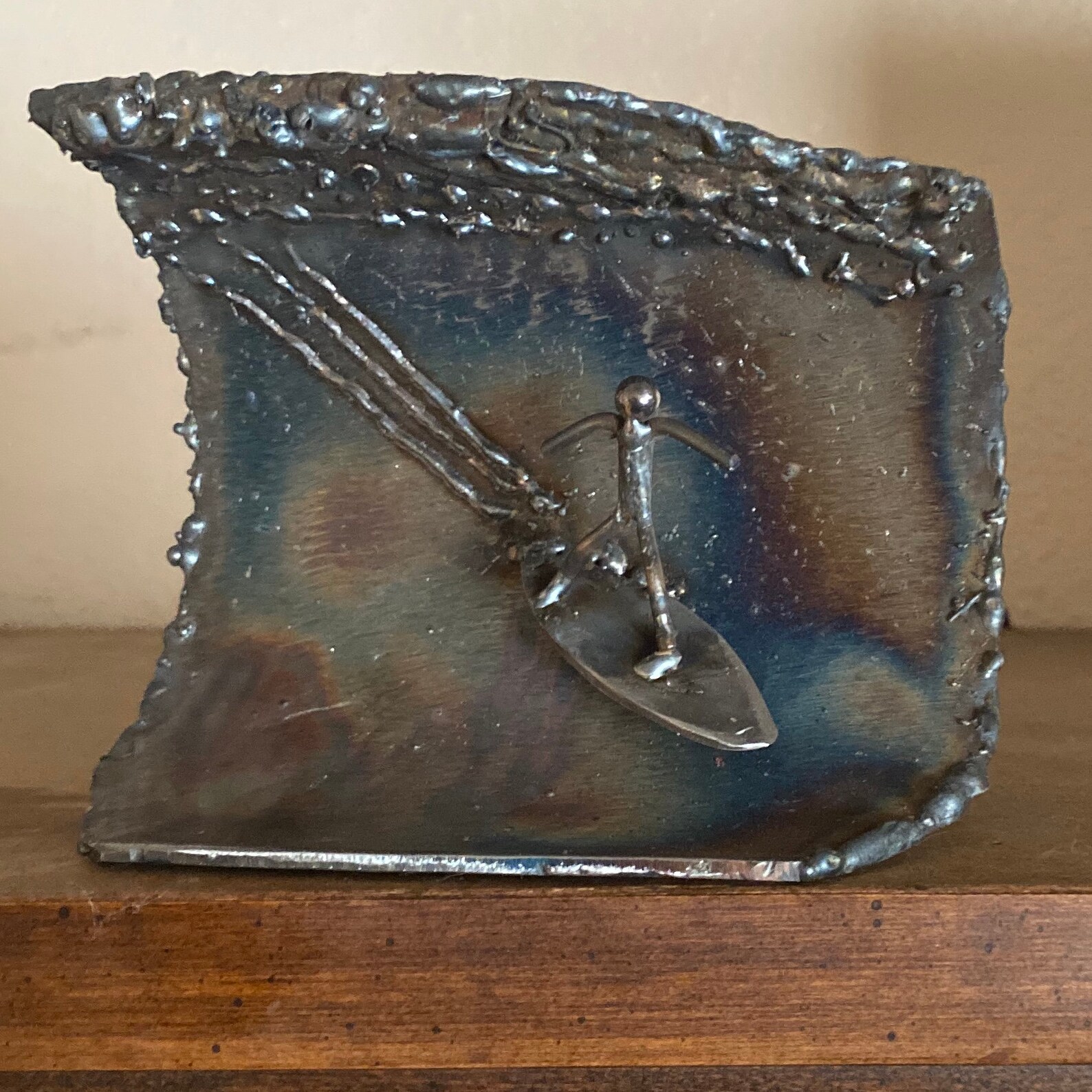 Steel surf sculpture 2 Etsy