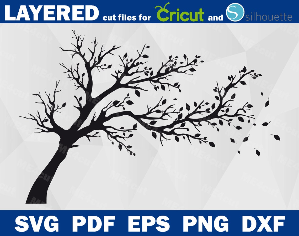 Tree Svg Branch Svg Leaves Svg Pattern Svg Cut File. - Etsy