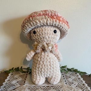 Posh Pink Mushroom Friend