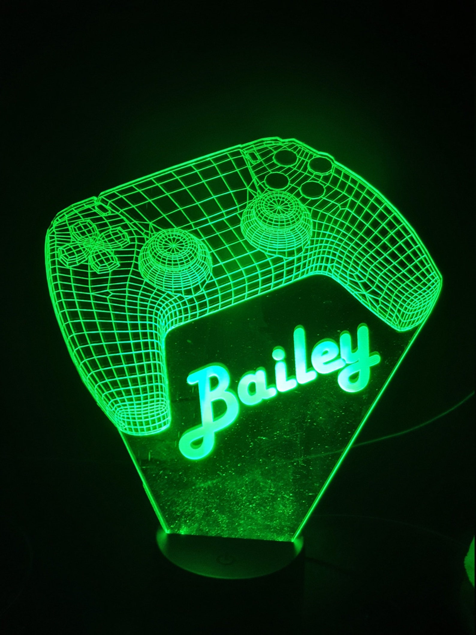 Personalised PS5 Controller LED illuminated Sign/Night Light | Etsy