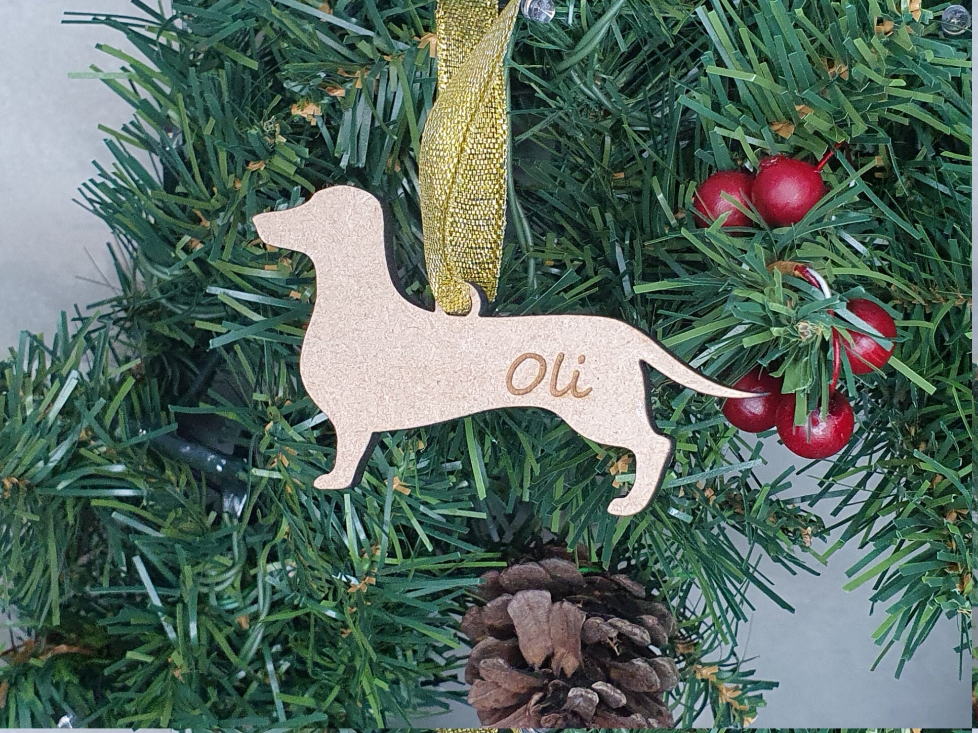Personalised Dog/Pet Christmas Tree Ornament Decoration Bauble Etsy