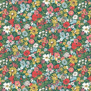 Liberty of London Fabric for Quilting Flower Show Midsummer Collection Malvern Meadow D Multicolor 04775726D