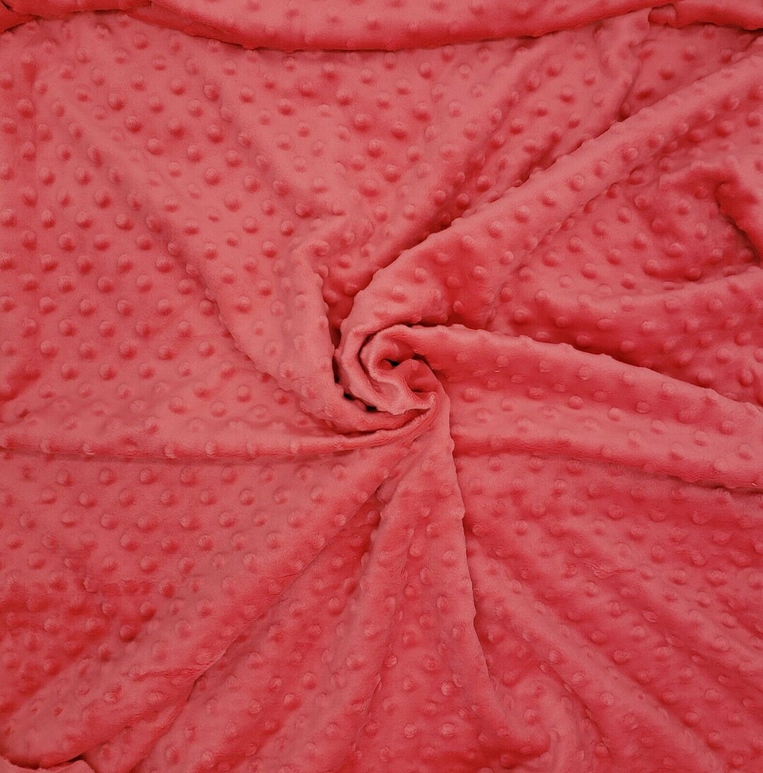 Dreamy Dimple Minky Fabric by Riley Blake Raspberry - Etsy UK