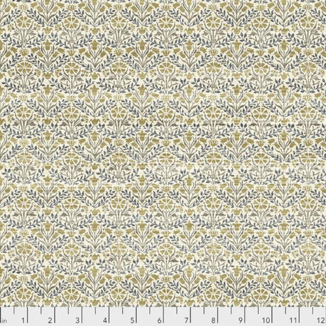 William Morris Fabric Montagu Collection Bellflowers Fawn Freespirit Etsy