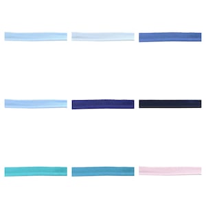 Lipkoordrand, geflensde bies per meter, katoen/polyester, kies je kleur