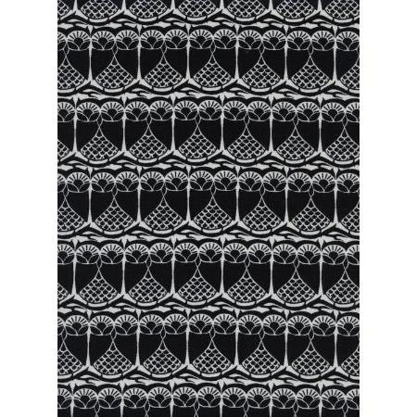 Cotton Fabric Black and White Owls Print Hoo's There, Cotton+Steel